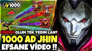 1000 Ad Jhin Oyunu Bozuyor Tek Mermi̇ Dehşet Hasar