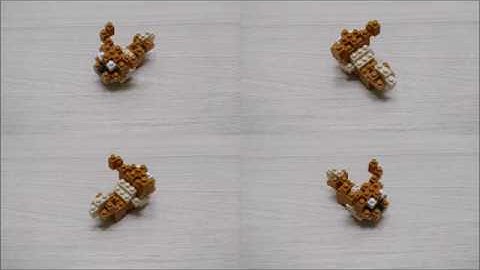 nanoblock Mini Pokémon Eievui/Eevee Time Lapse