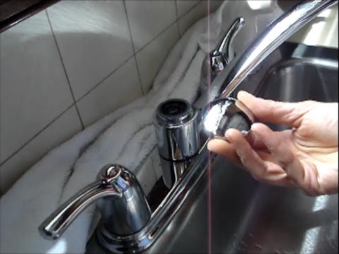 Two Handle Kitchen Faucet Repair Moen Youtube