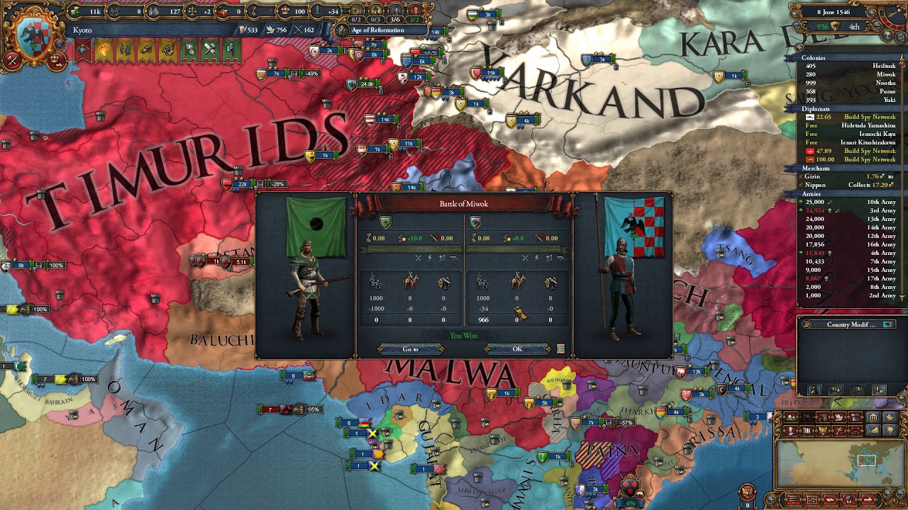 EU4 1.28.1 1601 WC -- 1545-1547