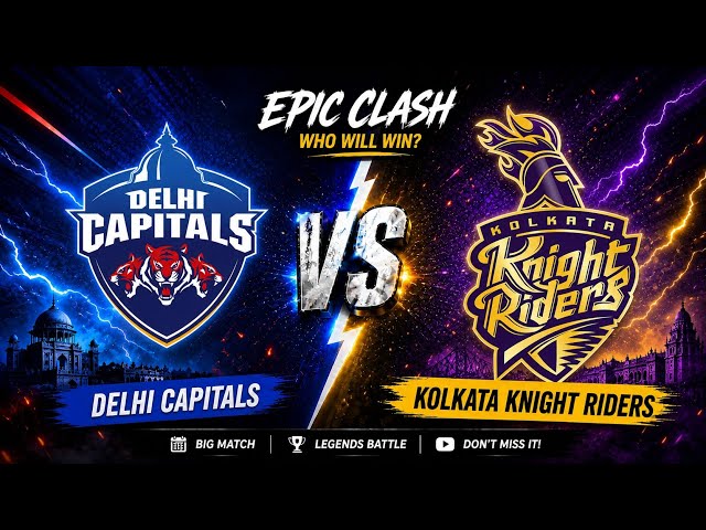 DC vs KKR IPL 2026 Match no. 51 Delhi Capitals vs Kolkata Knight Riders Cricket 26 Gameplay