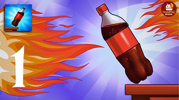 Bottle Jump 3D Gameplay Walkthrough Levels 1–22 | Mobile Game Challenge | Droid Play Arena