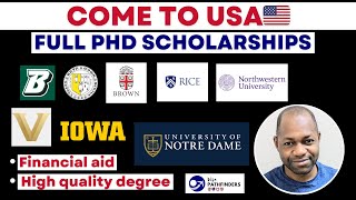 Full Scholarships with Stipend for International Students (Ph.D) in the USA | Full Funding + Stipend