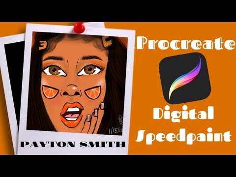 Orange Girl- Procreate Illustration