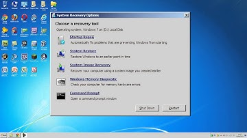 How to make a Windows 7 System Repair Disc