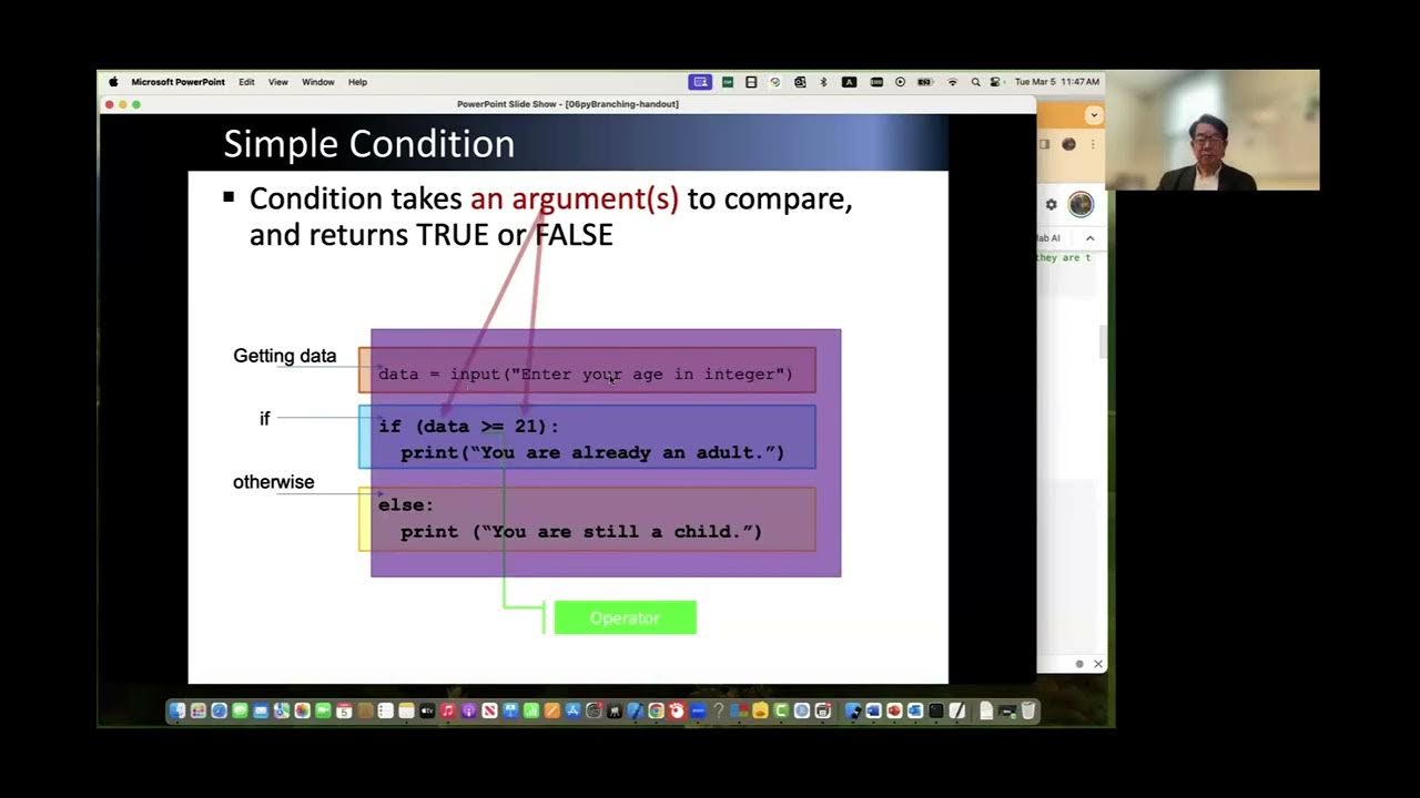 branching & iterative statements in Python with google colab - YouTube