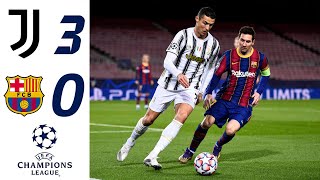Last Match Ronaldo & Messi Played (HD) | Juventus 3-0 Barcelona | UEFA Champions League 2020#UCL#CR7