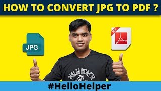 How To Convert JPG to PDF in Windows 10 -  Save Image to PDF