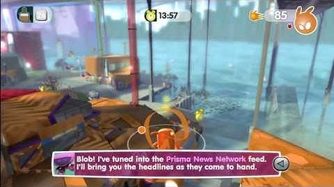 De Blob 2: 100% Walkthrough - Downtown All Collectables Part 1 [HD]