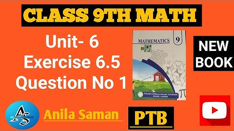 Class 9th Math New Book  Ex 6.5 Q#1,9 class maths  new book  EX 6.5 Q#1,PTB, trigonometric ratios