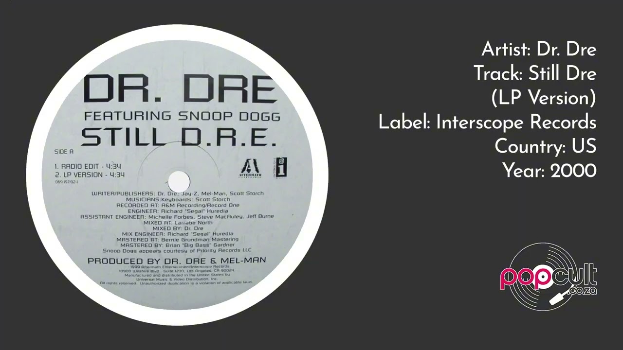 Dr. Dre - Still Dre (LP Version) - YouTube
