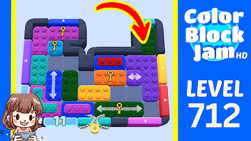 Color Block Jam Level 714 (712) Solution Walkthrough