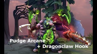 Pudge Arcane + Dragonclaw Hook - Dota 2
