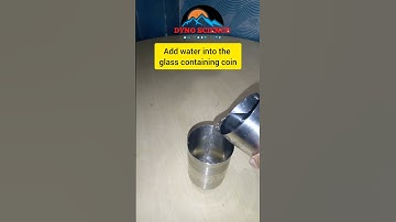 Refraction of light | why coin appears to be raised in water | #short #shorts