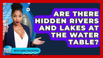 Are There Hidden Rivers And Lakes At The Water Table? - Water Science For Everyone