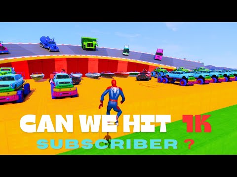 видео: Cartoon Race Spider-man GTA 5 #shorts #shortslive