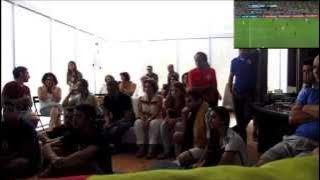 Germany vs. Argentina 2014 World Cup Final - 113' Mario Götze Goal Reaction and Celebration