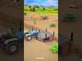 DIY Mini Broken Bridge Construction | Toy Tractor Crossing Rebuilt Bridge 🚜🌉 #shorts #toys