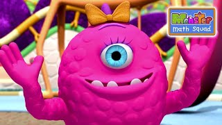 Little Wally Ball-y Monster | Monster Math Squad | Cartoons for Kids | WildBrain Wonder