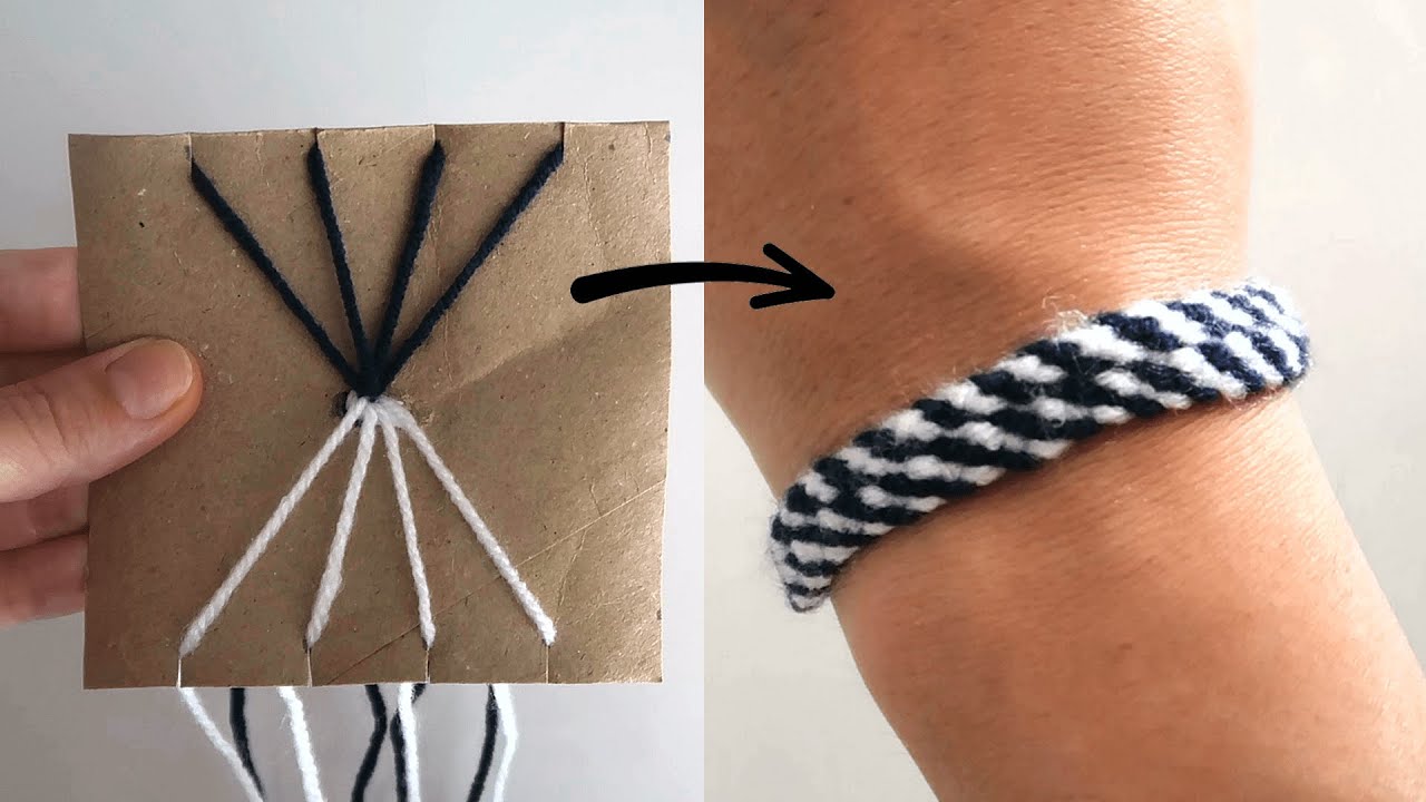 😍 Браслет из ниток, который может сделать каждый — браслет кумихимо — своими руками