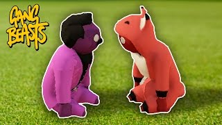 Gang beasts - punching my friend - gang beasts online multiplayer gameplay