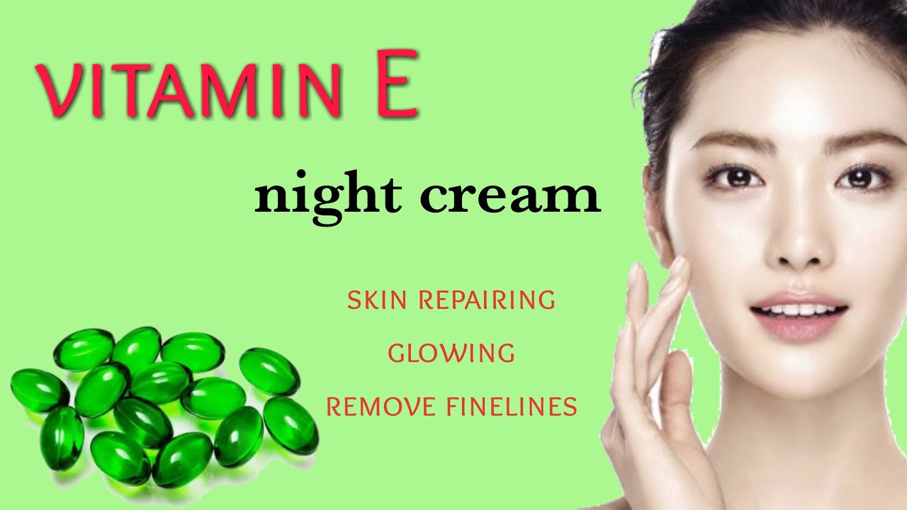 how to make vitamin e night cream/night cream magic overnight with vitamin E oil and aloevera