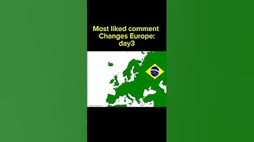 Most liked comment changes Europe day:3 #mapping #map #europe #mapper #mapchart #geography