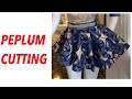 HOW TO CUT A PERFECT PEPLUM FOR BEGINNERS