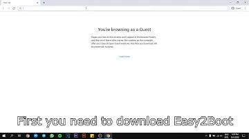 How to make MULTIBOOT USB Flash drive (Easy2Boot)