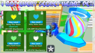 I GOT EVERY SECRET HEART PET OUT OF THE NEW 5M EGG IN NINJA CLICKER / 1st ON LEADERBOARD / Grinder I GOT EVERY SECRET HEART PET OUT OF THE NEW 5M EGG IN NINJA CLICKER / 1st ON LEADERBOARD / Grinder