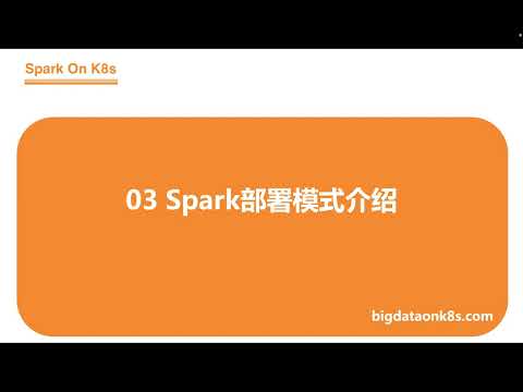 03Spark On K8s实战 开篇 Spark部署模式介绍
