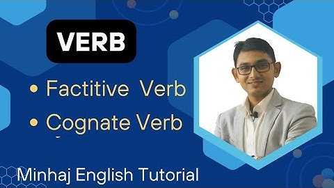 Factitive Verb & Cognate Verb || Verb | BCS | University Admission Test | Basic English Tutorial ||