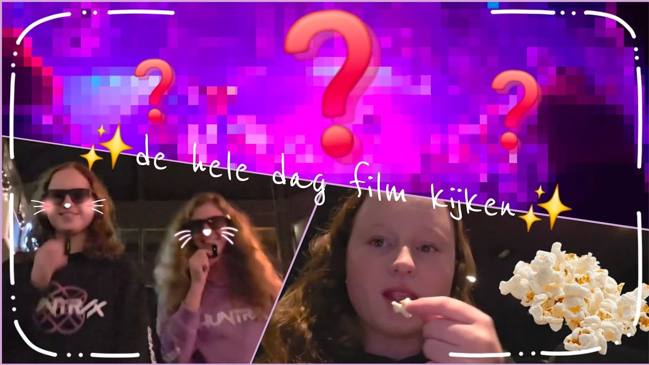 De hele dag in de bioscoop😱✨🍿