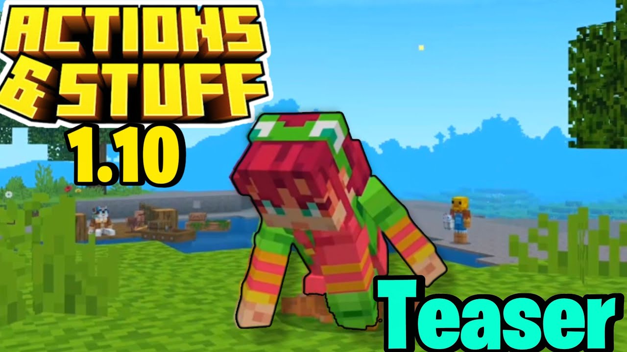 Action & Stuff 1.10 Teaser 1 Para Minecraft Bedrock 26.X nueva update ...
