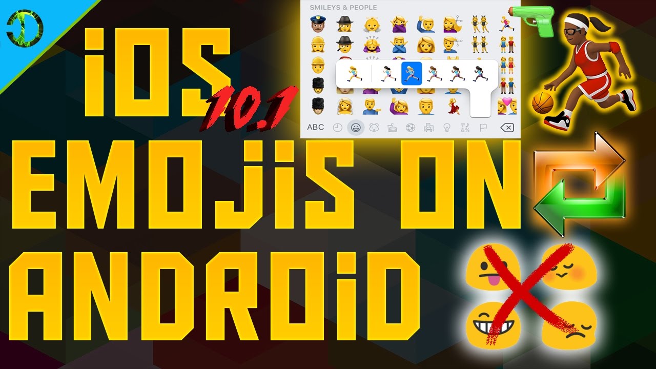 How To Get iOS 10 Emojis On Android Device [All Races] - YouTube