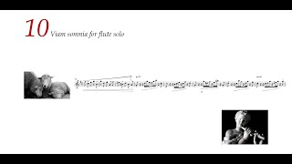 10 Viam somnia for flute solo,  No.3, MVWV 522. Maurice Verheul