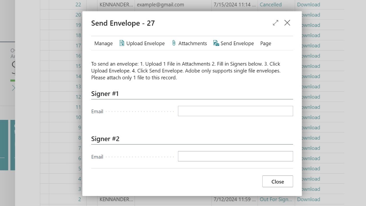 Adobe Acrobat Sign for Dynamics 365 Business Central - YouTube