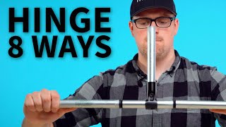 8 Ways To Make A Hinge With EMT Conduit!