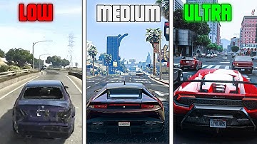 LOW vs HIGH vs ULTRA Graphics in GTA 5 – How Does Each Setting Impact Gameplay?