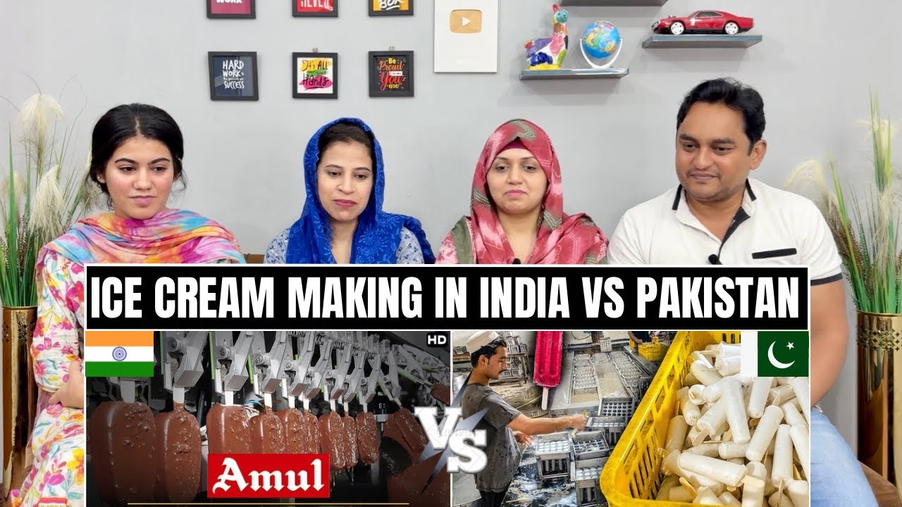 Ice Cream Making Process In India Vs Ice Cream Making Process In Pakistan | Ice Cream Making Process
