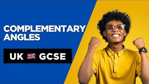 Gcse Math Trick: Master Complementary Angles in 60 Seconds | Quick Math Lesson #Shorts