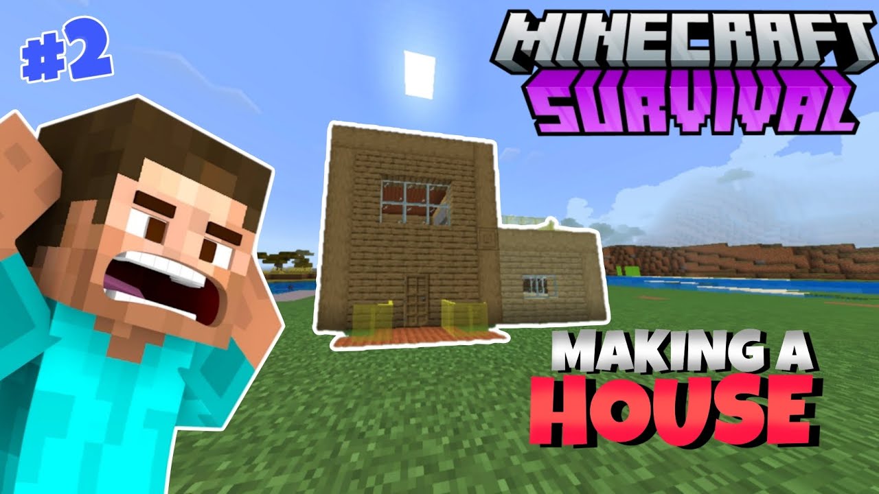 I made a House in my survival world...🔥|| Minecraft Survival Series Ep ...