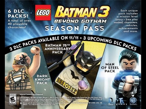 Vídeo: Lego Batman 3: Beyond Gotham Primer Juego De Lego En Obtener Un Pase De Temporada