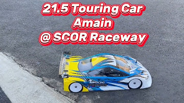 21.5 Touring Car RC racing at SCOR  Raceway in Anaheim, California November 9, 2025