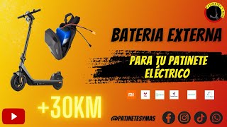 Cómo instalar batería externa en un patinete eléctrico NIU KQi