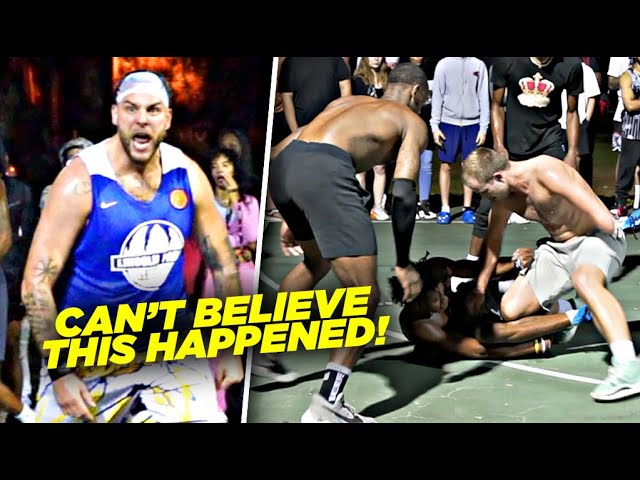 Trash Talker Wanted to Fight! Crswht & Ballislife East Coast Squad in  Jacksonville — Eightify