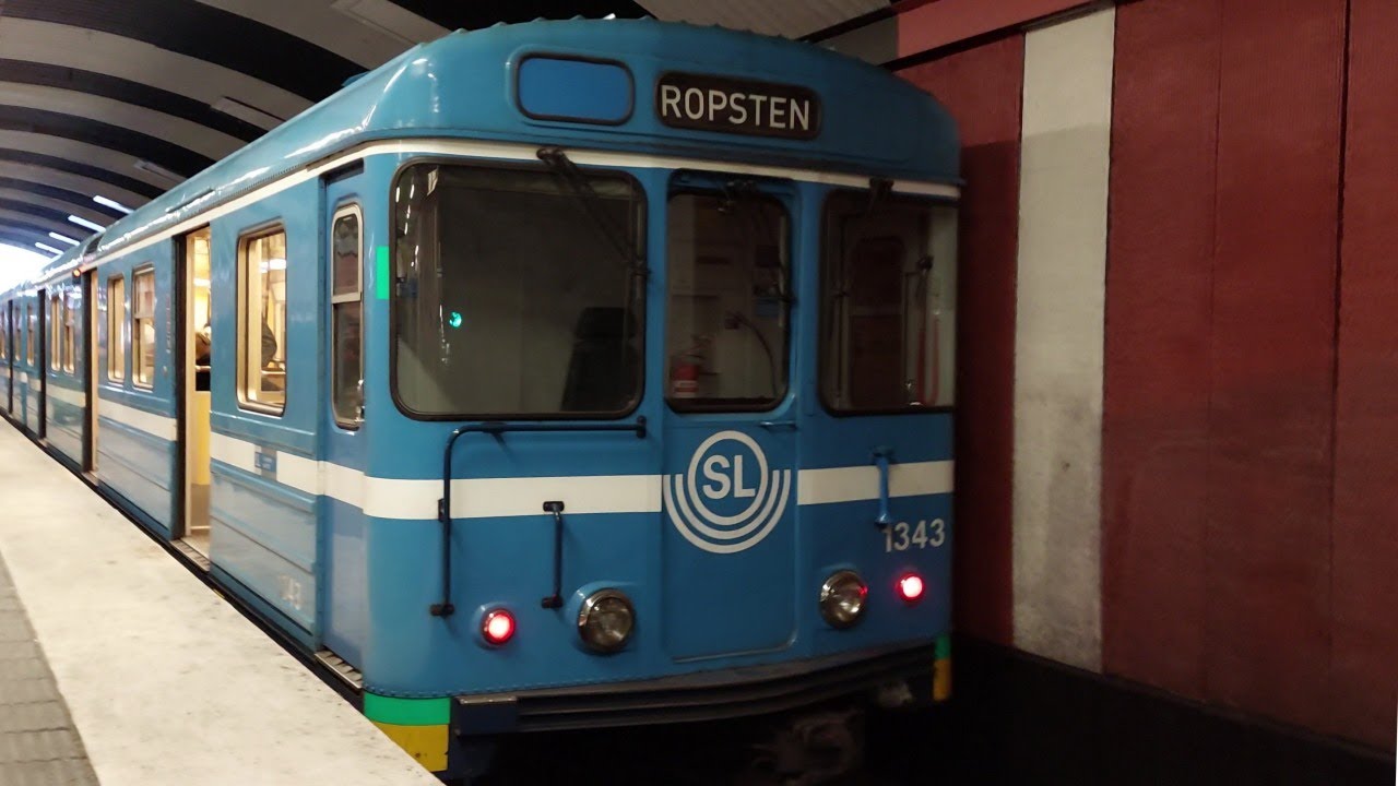 Stockholm 10 feb 2024. Sista dagen i trafik för den första generationen tunnelbanevagnar typ Cx.