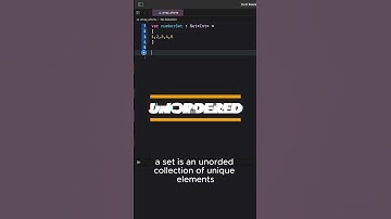 Swift SET  #shortvideo #coding #appdevelopment #Programming #ios #appdevelopment #apple #ios17