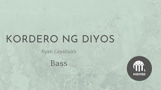 Video thumbnail of "Kordero ng Diyos by Ryan Cayabyab (Bass)"