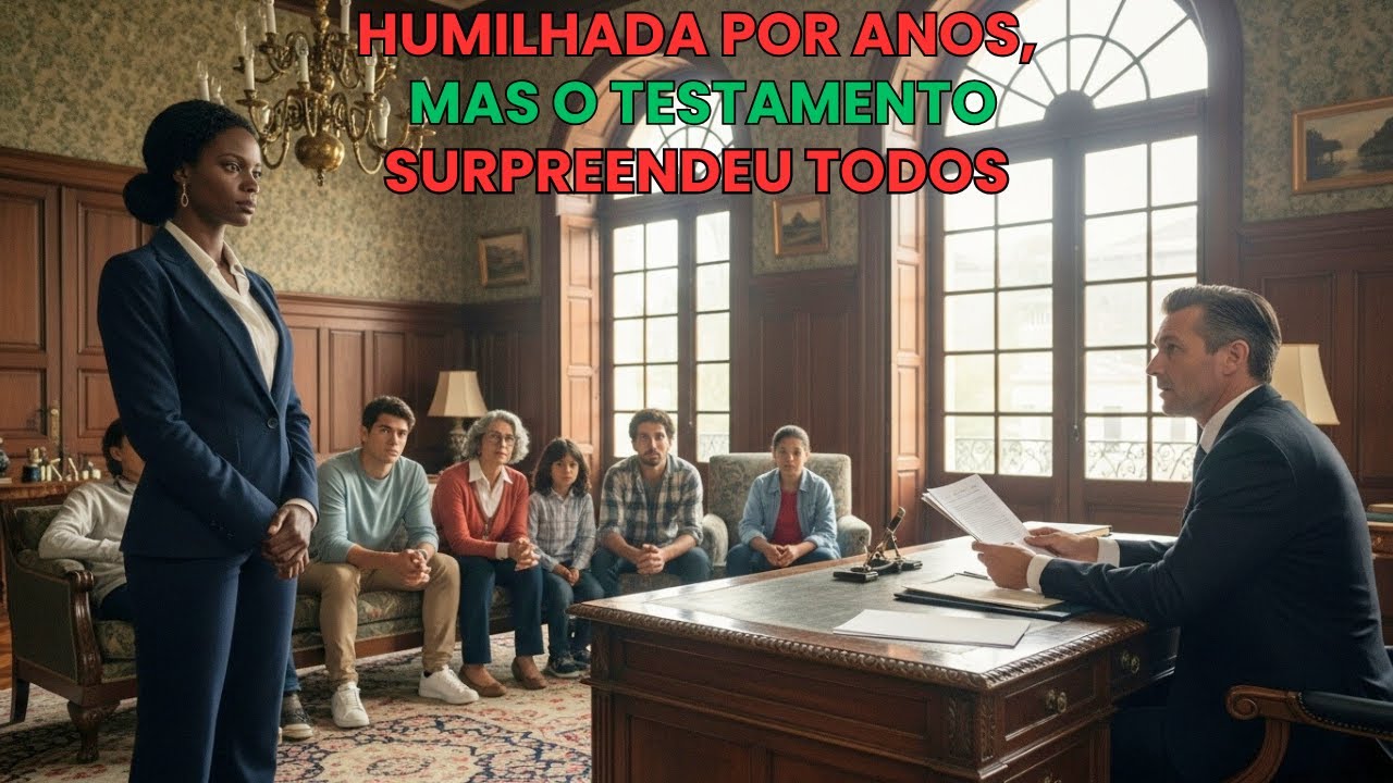 Você não carrega nosso sangue, empregada” — mas o testamento chocou a todos